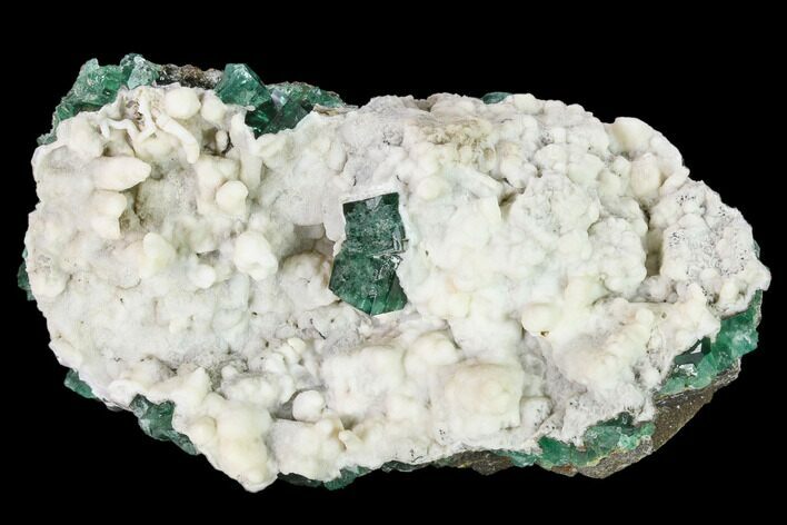 Aragonite Encrusted Fluorite Crystal Cluster - Rogerley Mine #134791